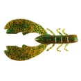 thumbnail image 2 of (2 pack) Powerbait Chigger Craw, 3" Pumpkin Green Fleck, 2 of 5