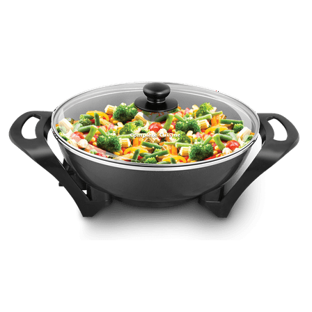 Complete Cuisine 13" Electric Wok with Glass Lid