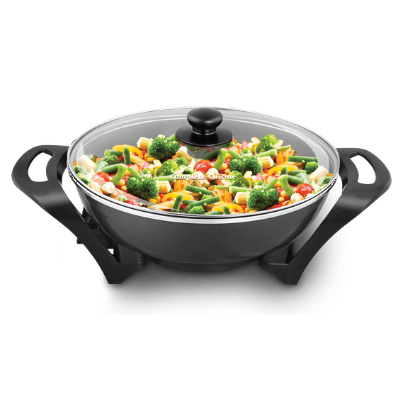 Complete Cuisine 13" Electric Wok with Glass Lid