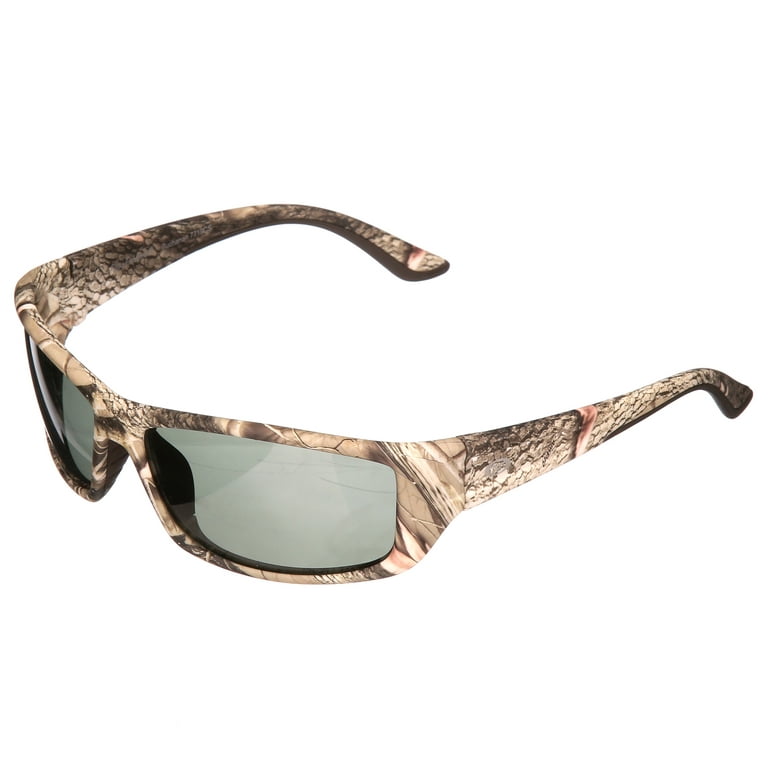 Flying Fisherman Buchanan Polarized Sunglasses, Camo Frame, Smoke Lens 