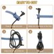 thumbnail image 4 of Uxcell 210Pcs 8" Corbatas de cable reutilizables ajustables Gestión de cables Azul, 4 of 7