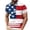 ZB-Multicolor 4th of july tshirts men, variant on Jessboyy Patriotic Shirts for Men Short Sleeve Collared Shirt Independence Day 4th of July Tshirts American Flag Graphic Tees Summer Holiday Multicolor,L