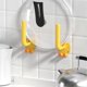 thumbnail image 2 of Hook 2pcs Kitchen Wall-Mounted Pot Rack with Multi-Function for Plastic Wrap & Tissue Paper, 2 of 5