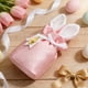thumbnail image 4 of Bolsas de regalo de conejo de Pascua con orejas | Bolsas de terciopelo con cordón para dulces, regalos pequeños y joyas | Búsqueda de huevos de Pascua para niños y artículos para fiestas, 4 of 6