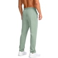 thumbnail image 3 of Zimjoy Men's Joggers Moisture-Wicking Quick Dry Pants Elastic Waistband Lightweight Breathable Pants for Running, Gym, Hiking, Light Green L, 3 of 3