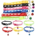 thumbnail image 5 of 12pcs Adjustable Pet Collars for Dogs & Cats Chic Design with Bells, Comfortable, Skin Friendly, Vibrant Colors for Holidays and Parties, 5 of 5
