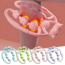 Kcavykas Deep Tissue Massage Roller with 9 Wheels – Portable Muscle Relief Tool for Legs, Back & Feet, Durable ABS Plastic, Pain Relief & Recovery (Great for Athletes & Therapists)