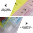 thumbnail image 2 of OULII Portable Splitter Case with MultiCompartments for Safe Pill Storage and PP 3pcs, 2 of 4