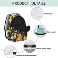 thumbnail image 4 of "Sunflower & Wildflower Backpack - Water-Resistant School Backpack for Women, College Backpack with Spacious Pockets, Floral Print Laptop Backpack for Work", 4 of 6