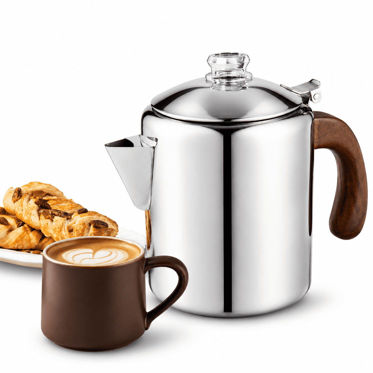 Farberware FCP412 Stainless Steel 12 Cup Coffee Pot Percolator