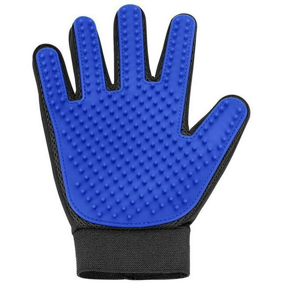 Pet Grooming Gloves Effective Hair Remover Mittens, and Dog Washing Gloves for Long and Short Hair Dogs, Cats, and Horses- Right Hand Glove Only