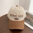 thumbnail image 4 of Outdoor Sports Gift Hot Sale Sunscreen and Shading Hat Trucker Cap Retro Cotton Versatile Trendy Dad Hats Baseball Cap Sun Hat Hip Hop Gorras 06, 4 of 8