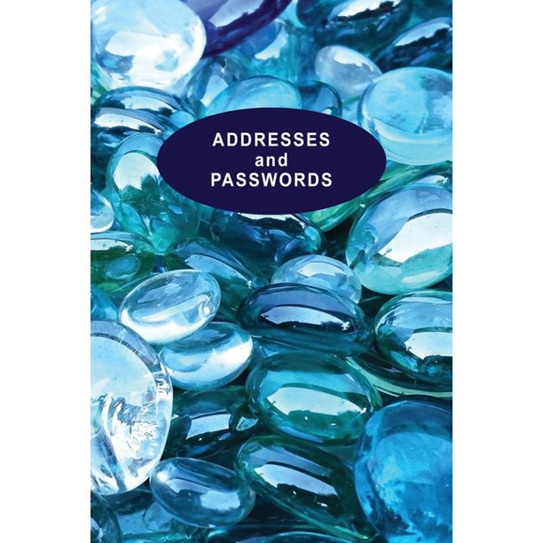 Low Vision Address Book and Password Record 6" x 9" Large Print