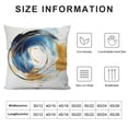 thumbnail image 5 of Orinice Brush Strokes Graphic Decorative Throw Pillow Cover for Home Couch Living Room Bed Sofa 20x20in, 5 of 5