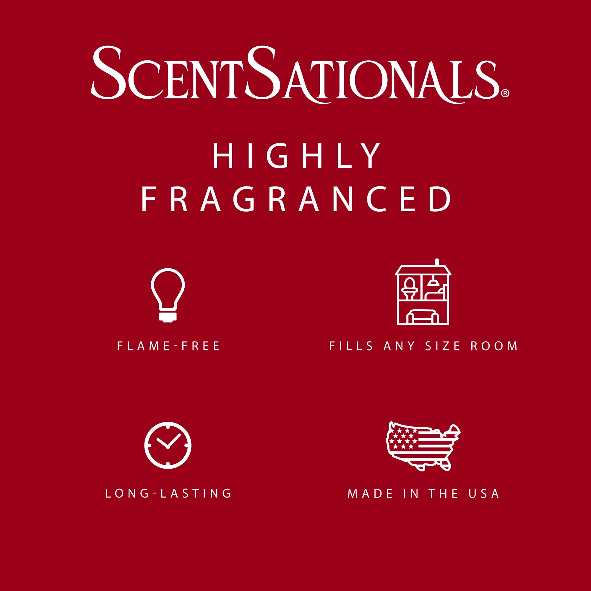 (2 pack) Cinnamon Apples Scented Wax Melts, ScentSationals, 2.5 oz (1 Pack)