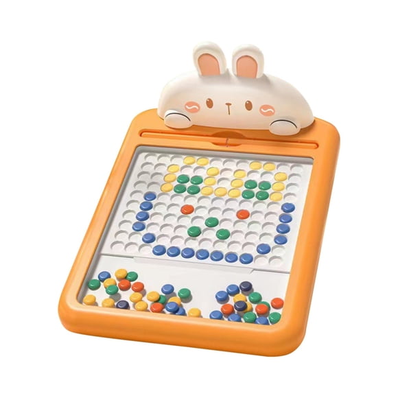 pdqouc Kids LCD Drawing Board Tablet, Interactive Bunny Design Doodle Game for Ages 3-7, Reusable Writing and Art Toy for Home, Car Travel, and Kindergarten