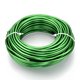 thumbnail image 1 of Round Anodized Aluminum Wire Bendable Metal Craft Wire for DIY Jewelry Craft Making Lime Green 6 Gauge 4mm 16m/500g(52.4 Feet/500g), 1 of 3
