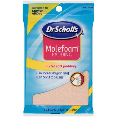 Dr. Scholl's Molefoam Padding for Relief of Corns/Calluses, 2 ct