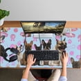 thumbnail image 4 of Long Mouse Pads for Desk,French Bulldogs Desk Mats on Top Of Desks, Desk Mouse Pad Extra Large with 3mm Non-Slip Base and Stitched Edge for Gaming,Office,Work,Home 47.3"x23.6", 4 of 6