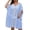 Sky Blue, variant on Womens Mid-Length Sleeve Pullover Plus Size Viscose Prayer Dress Swimsuit Cover-Up Bottoms