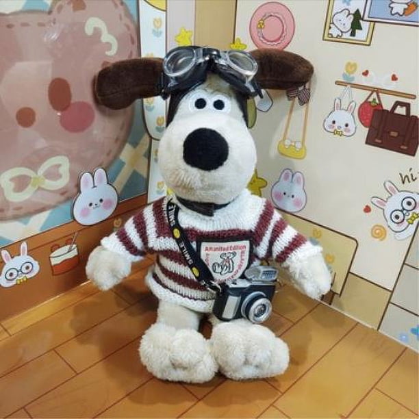 Muñeco de peluche de 23cm para perro volador, juguete de peluche de piloto, suéter, varias prendas, conjunto de muñeca de trapo con Pose de esqueleto, regalo de Anime qiuyongming unisex