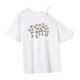 thumbnail image 5 of Camiseta para mujer con cuello redondo, camiseta femenina de recuerdo, camisetas de verano para oficina y calle L, 5 of 7