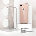 thumbnail image 3 of ULAK iPhone 8 Plus Case, iPhone 7 Plus Case, iPhone 6 Plus Case, Slim Shockproof Cover Phone Case for Apple iPhone 7 Plus / 8 Plus /6 Plus / 6S Plus for Women Girls, Clear, 3 of 8