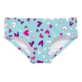 thumbnail image 6 of Shadoumai Girls Swim Shorts High Waisted Bathing Suit Side Drawstring Bottoms Swimsuit Kids Swimming Trunk Swimwear Bikini Board Shorts, 6 of 7