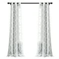 thumbnail image 6 of Avon Trellis Grommet Sheer Window Curtain Panels White 38X95 Set, 6 of 6