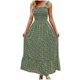 thumbnail image 2 of ICHUANYI Clearance Fashion Women Summer Casual Print Camis Sleeveless Bandage Vest Long Dress(Army Green, XL) ICHUANYI WER2023081014071, 2 of 6