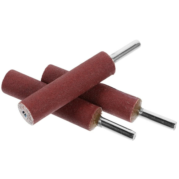 3pcs Sanding Drums Grinder Attachments Sanding Band Sleeves Sanding Bar Sticks (240 Grit)