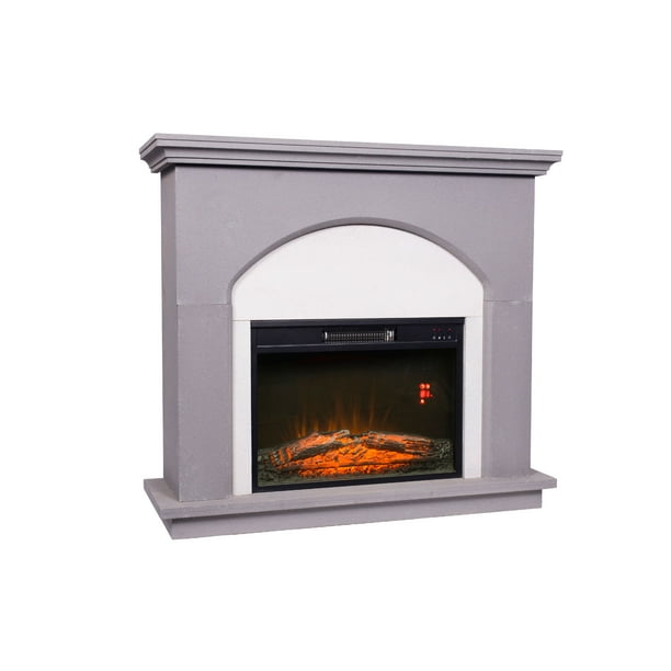 Decor Flame Electric Fireplace with 42inch Mantle