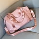thumbnail image 4 of Bolsa de deporte ligera, bolsa de gimnasio, equipaje de mano para viajes y yoga, para hombres y mujeres. Pink_S, 4 of 9