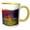 Yellow/White, variant on 3drose, Usa, Arizona, Wildflowers and Cacti in Organ Pipe National Monument., 11oz Two-tone Black Mug