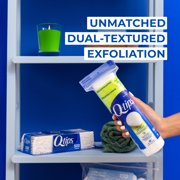 Q-tips Gentle Exfoliating 100% Cotton Rounds, Lint-Free Makeup Remover, Cleaning and Skin Care Pads, 80 Count