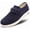 Breathable - Navy, variant on Womens Diabetic Walking Shoes Adjustable Outdoor Sneakers Recovery Easy On Off Strap Wide Width Slippers Comfort for Seniors Elderly Woman Swollen Feet, Edema, Foot Pain