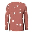 thumbnail image 4 of Fznquz Red Crew Neck Sweatshirts Women Long Sleeve Winter Pullover Tops Loose Fit Casual 2025 Fashion, 4 of 5