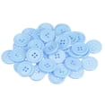 thumbnail image 1 of Unique Bargains Light Blue 4-Hole Resin Button Sewing Closures (100 Pack), 1 of 5