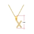 thumbnail image 4 of Collar Gargantilla Letra X Oro 10K 45cm Horoz W1743, 4 of 4