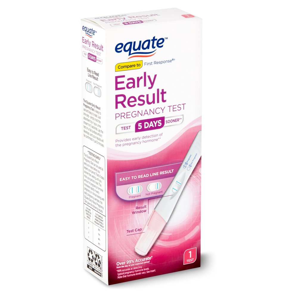 Equate Early Result Pregnancy Test