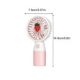 thumbnail image 3 of Personal Fans Portable Rechargeable, Portable Fan Usb Rechargeable Mute Small Fan Wholesale Student Desktop Handheld Outdoor Portable Fan Outstanding Performance, 3 of 6