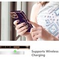 thumbnail image 5 of for iPhone 11 Case 6.1 inches Luxury Plating Case,Cute Love Heart Phone Case,Slim Soft TPU Shockproof Bumper Case with Full Camera Protection,Electroplated Case for Women Girls,Dark Purple, 5 of 10