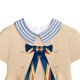 thumbnail image 3 of Vestido Ropa infantil Cos con botones, ropa de juego de rol para niñas, traje de fiesta de gran tamaño Kuymtek Caqui 6-7- años para Niña, 3 of 6