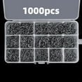 thumbnail image 6 of 1000 PCS Fishing Hooks Set High Carbon Steel Barbed FishHooks for Saltwater Freshwater Fishing Gear, 6 of 6