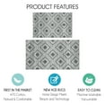 thumbnail image 2 of Sussex Home Non Skid Washable Kitchen Runner Rugs Set of 2 - Ultra-Thin Lattice Area Rugs for Laundry Room, Entryway, Bathroom - Multipurpose Set of 44 x 24 and 31.5 x 20 Inches Floor Mats, 2 of 8