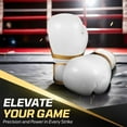 thumbnail image 2 of Flexzion Durable Boxing Gloves with Superior Protection for Training, 10 oz, White, 2 of 8