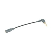 Lanxri 3.5mm TRS Female To 3.5mm Right-Angle TRRS Male Adapter Cable For Smartphones
