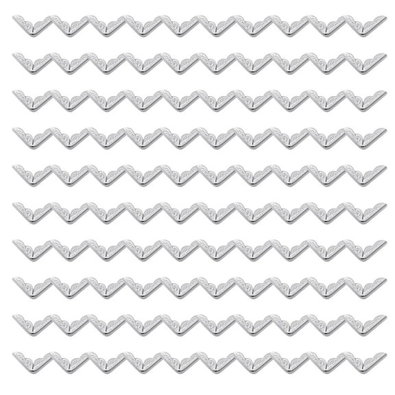 100Pcs Decorative Metal Album Corner Guards Vintage Album Corner Protectors For Hardcover Memory Journals Scrapbook