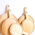 thumbnail image 5 of Troglfold Tray Washable 8" Wooden Pizza Tray with Handle,12.2"X7.87"X0.63", 5 of 10