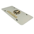 thumbnail image 3 of Acura Dual Logo License Plate (Gold on Chrome), 3 of 5